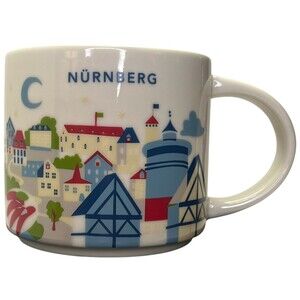 Starbucks Coffee Mug Nurnberg Germany You Are Here Collection 2022 Europe Blue